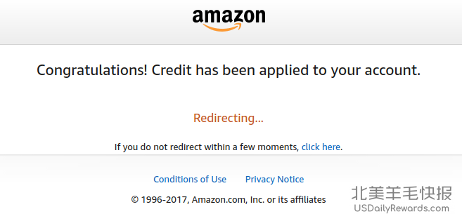 Amazon 赠送 Kindle Credit