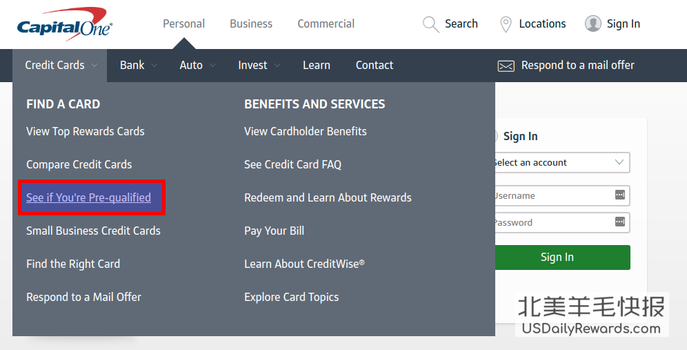 查看自己在各大银行 Pre-Approved 或 Pre-Qualified 的信用卡 [2018版]
