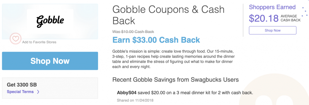 Swagbucks + Gobble = <img decoding=