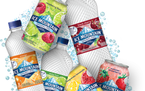 免费 8 瓶 Sparking Ice Mountain Spring Water