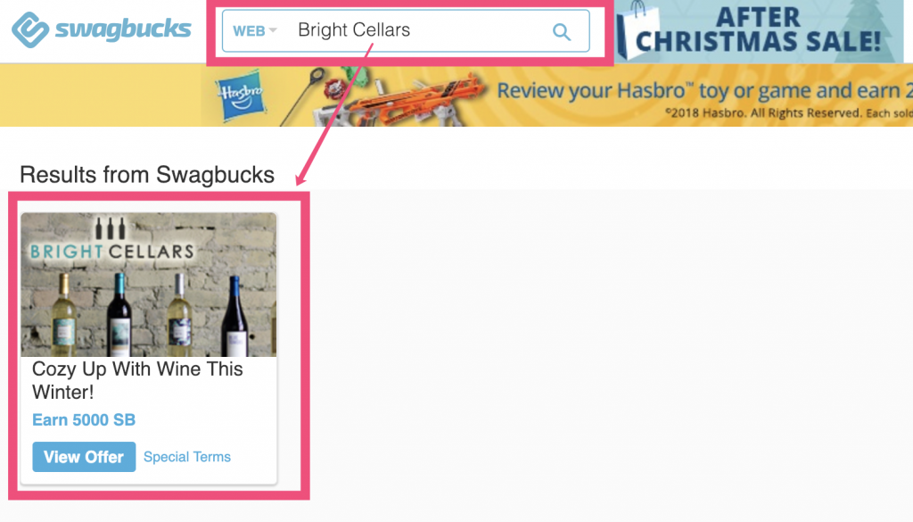 Swagbucks/MyPoints + Bright Cellars 倒赚  加免费 4 瓶葡萄酒【04/08又可用，更新收货图】