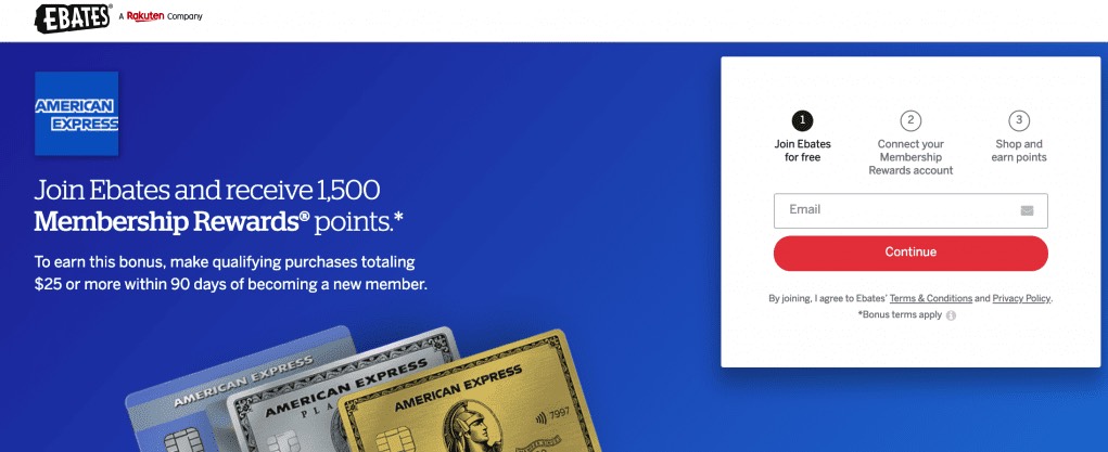 Ebates/Rakuten 新用户可以选择将返现 1:1 兑换 Amex MR 点数