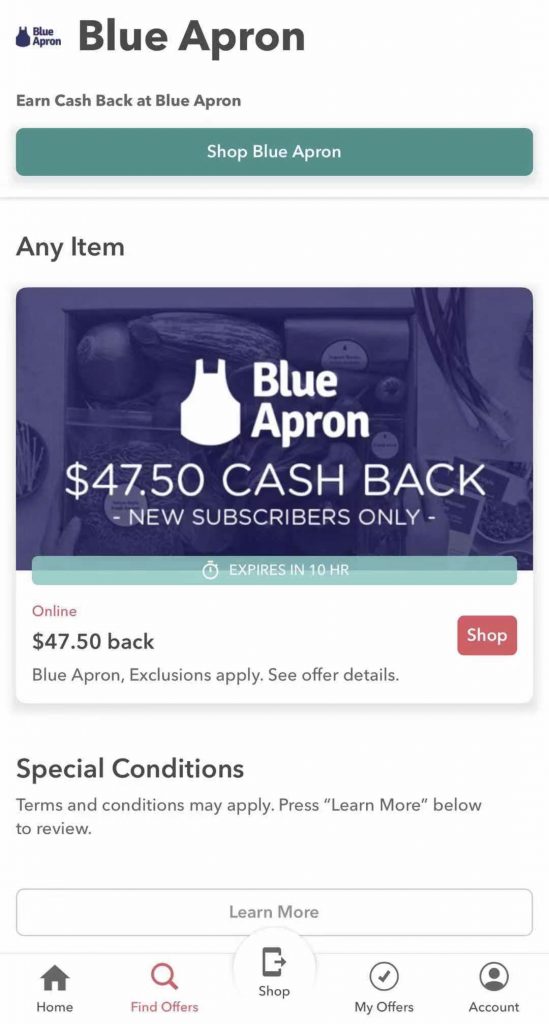 Ibotta: 试用 Blue Apron 的送餐服务获得 .50 返现 [重新生效，仅限 2/19]
