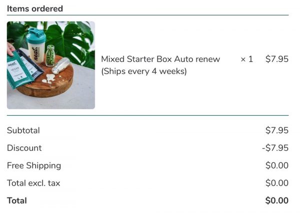 [已过期] Neat Nutrition 免费 4 个蛋白饮品和 1 个 Shaker 杯子【更新收货图】