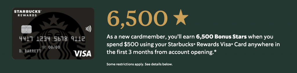 Starbucks 与 Chase 的联名 Visa 信用卡最全面介绍<span>【开卡奖励提高至 6500 颗星星】</span>