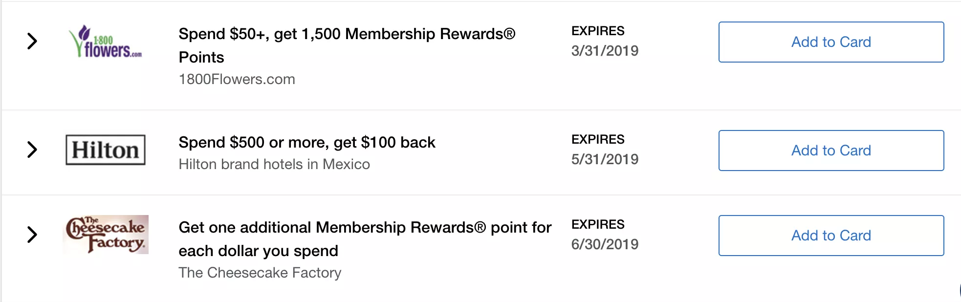 Amex Offers 使用指南