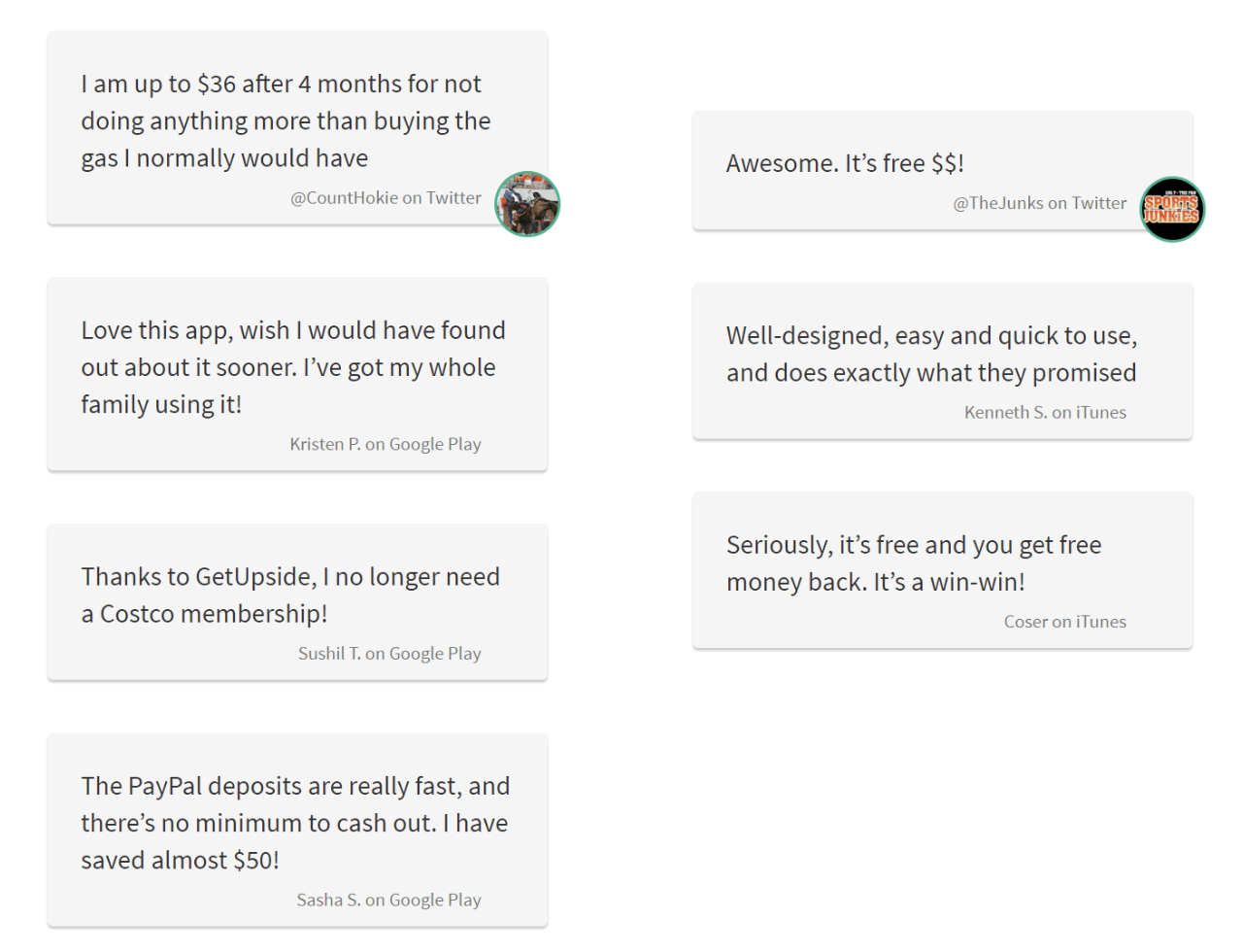加油赚返现的手机应用 Upside 介绍【注册奖励 <img loading=