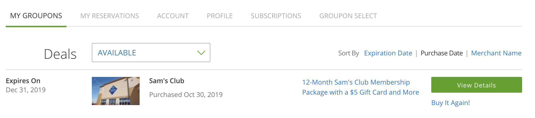 快来 Groupon 撸免费的 Sam's Club 会员啦！
