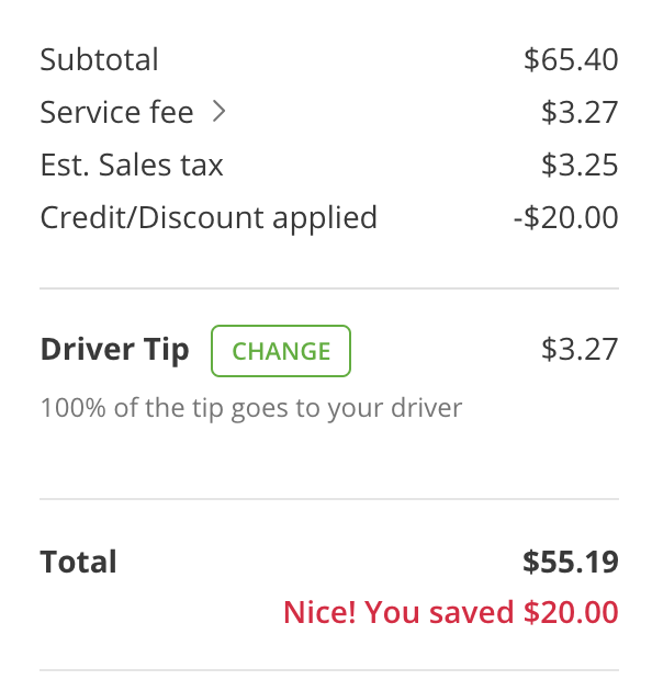 Instacart 叠加 Amex Offer，首单减 ，Amex 满  再返 