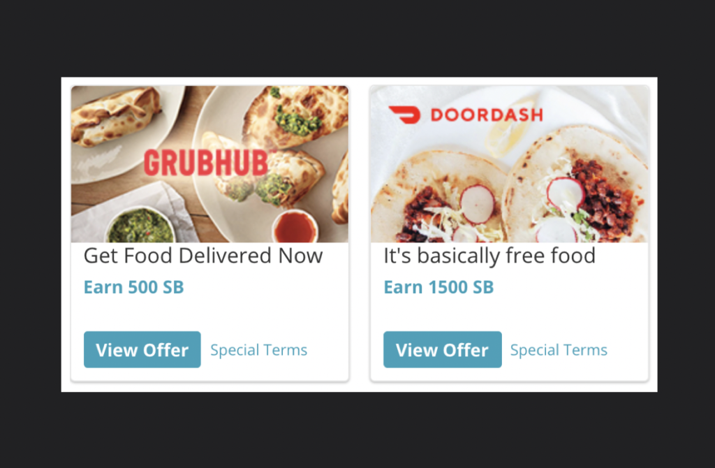 Swagbucks 上 DoorDash 和 GrubHub 的两个免费或倒赚优惠，免费外卖走起
