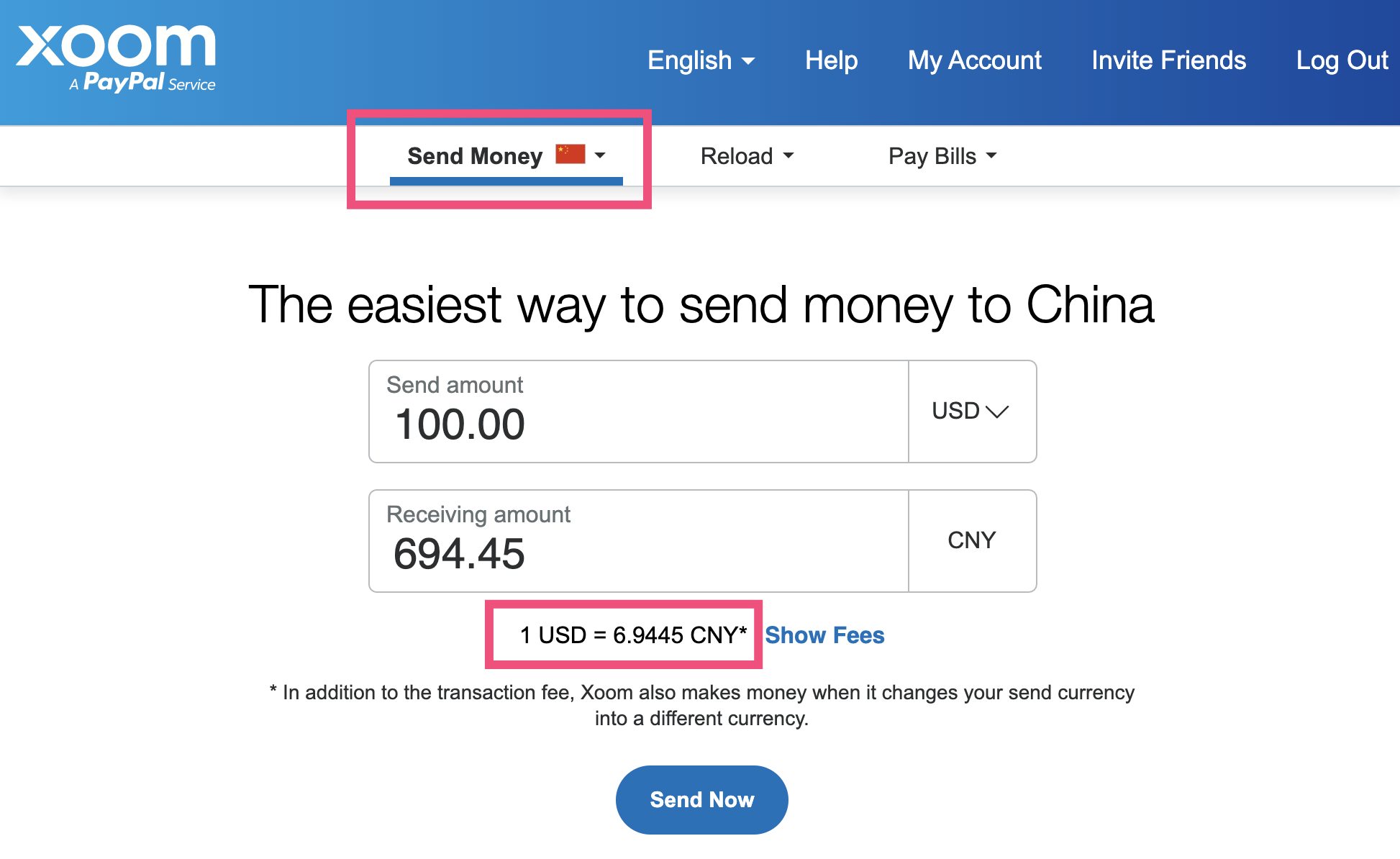 用 PayPal 旗下 Xoom 轻松进行国际汇款