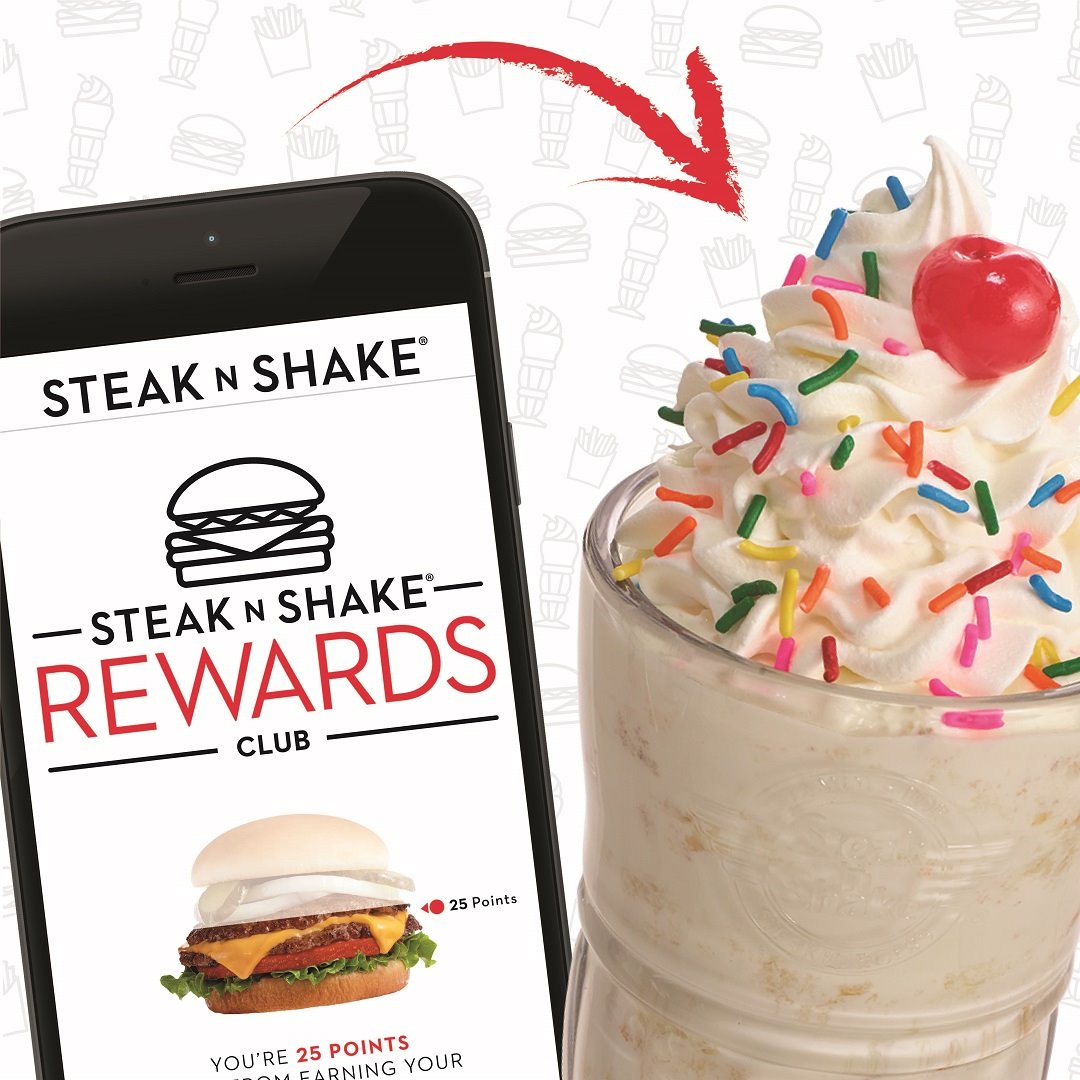 Steak ‘n Shake 的 Rewards Club 介绍：免费 Shake，打折消费，多种优惠…