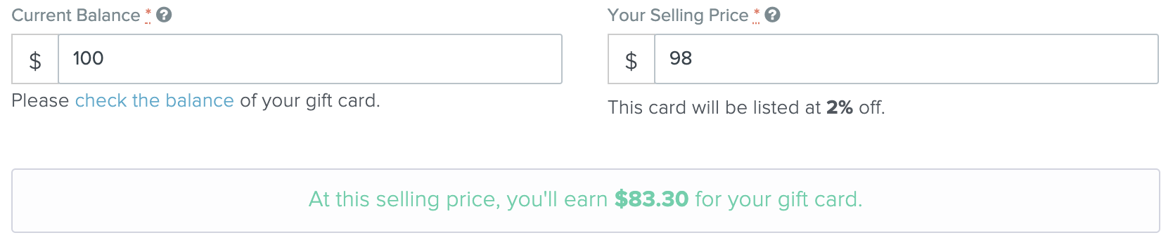 如何把不用的 Gift Card 折现?