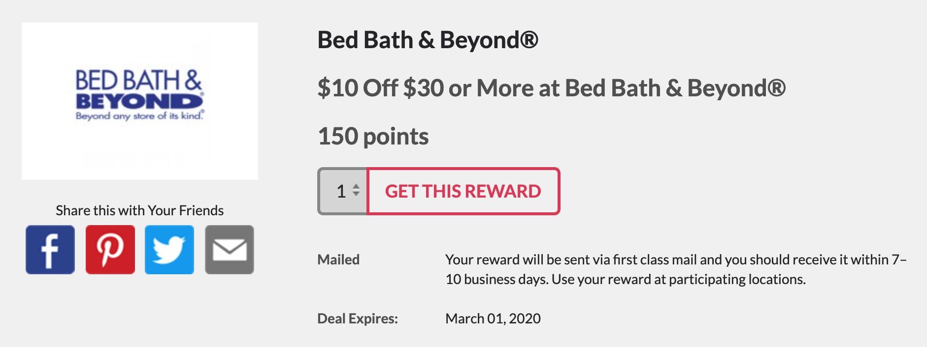 另辟蹊径获得 Bed Bath & Beyond 优惠券,大多数人都不知道!