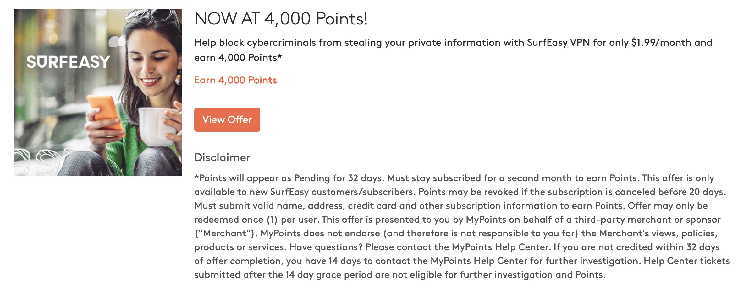 MyPoints 介绍与羊毛攻略【注册奖励 】