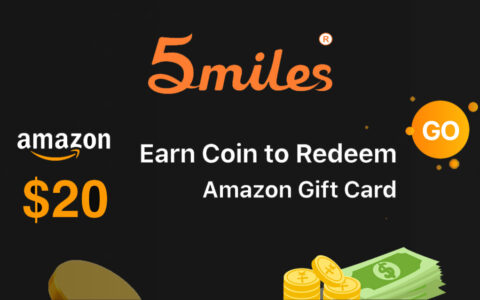 教程 – 如何用 5miles App 薅羊毛【注册奖励 1000 积分】