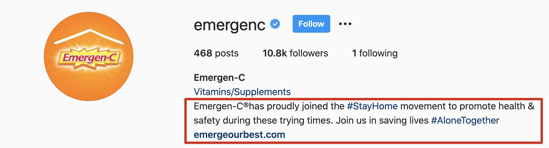 Emergen-C 为支持抗疫送钱，最高价值 5！【已过期】