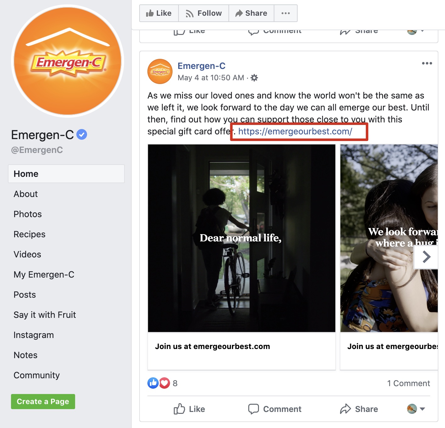 Emergen-C 为支持抗疫送钱，最高价值 5！【已过期】