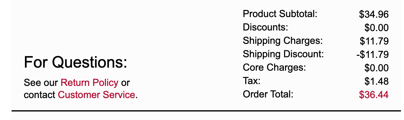 Swagbucks 从 Advanced Auto Parts 购买四款产品倒赚 