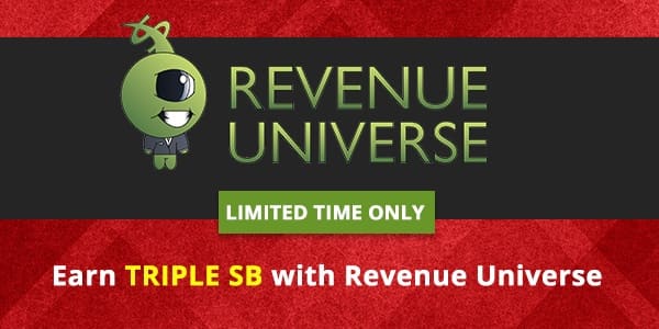 Swagbucks 的 Revenue Universe 三倍积分奖励，好多倒赚，快上车！
