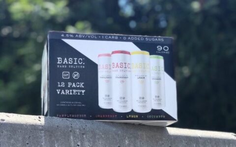 免费一箱（12 瓶）Basic Seltzer 酒精饮料，价值 $17.99【04/21 更新：又可以撸了，04/30 过期】