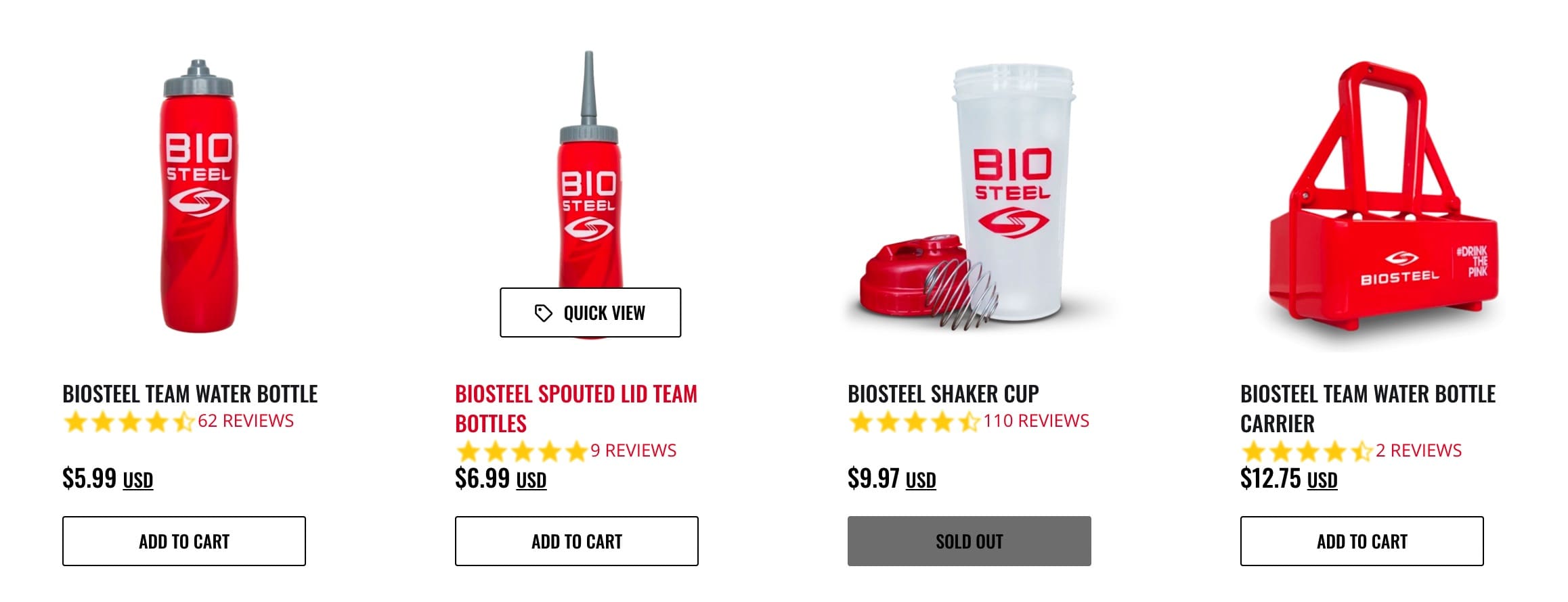 BioSteel 免费赠送 ，任何商品可用 + 免邮【 以下商品可免费获得】