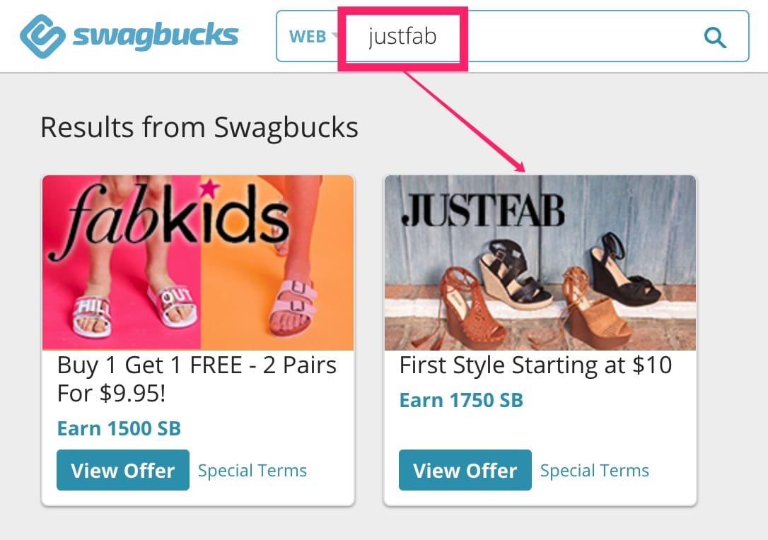 Swagbucks 最新倒赚：免费 1 双 JustFab 女鞋 + 倒赚 