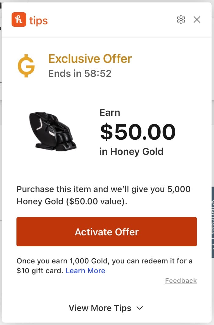Honey - 自动帮你找 Coupons 的购物神器【08/02 更新：支持 PayPal 提现了】