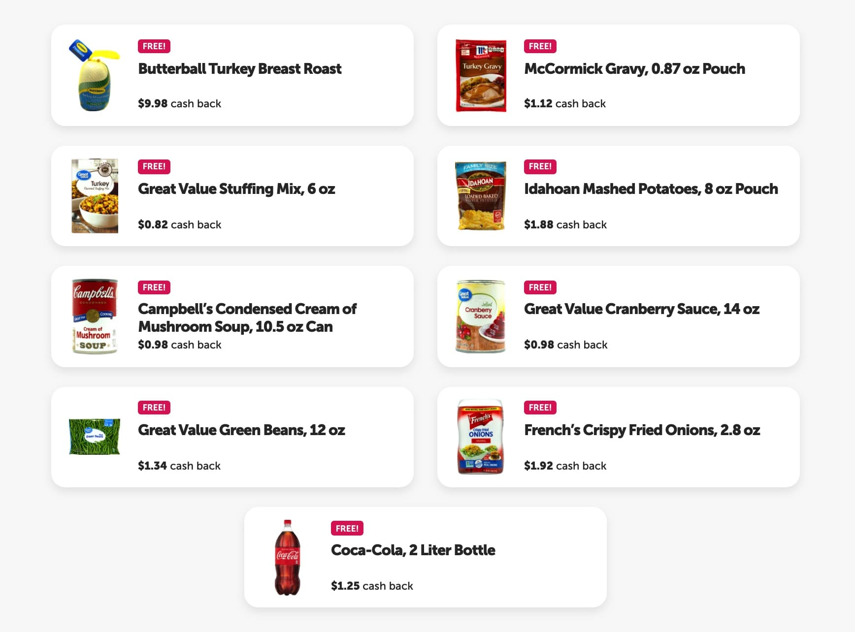 ibotta 感恩节免费大餐，包括火鸡 + 很多免费食物！【新用户还有  奖励，11/03 更新：2022 年的活动开始了】