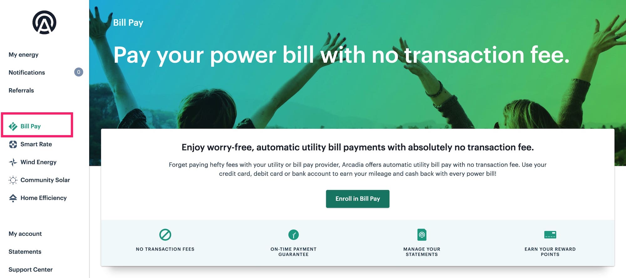 Arcadia Power 平台介绍:用信用卡 0 手续费支付电费【还有注册奖励 】