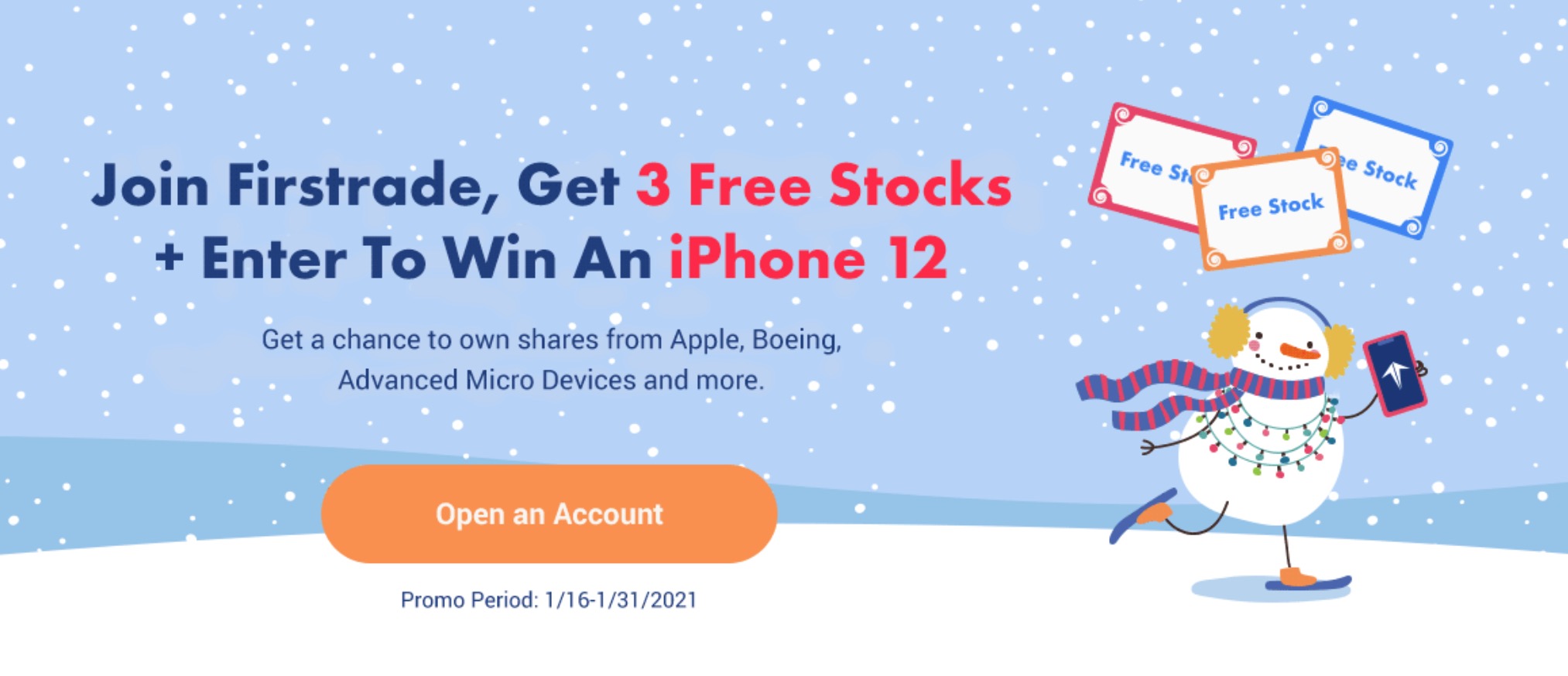 美股券商 Firstrade 简介【1/26 更新：注册赠送 3 支美股 + iPhone 12 抽奖】