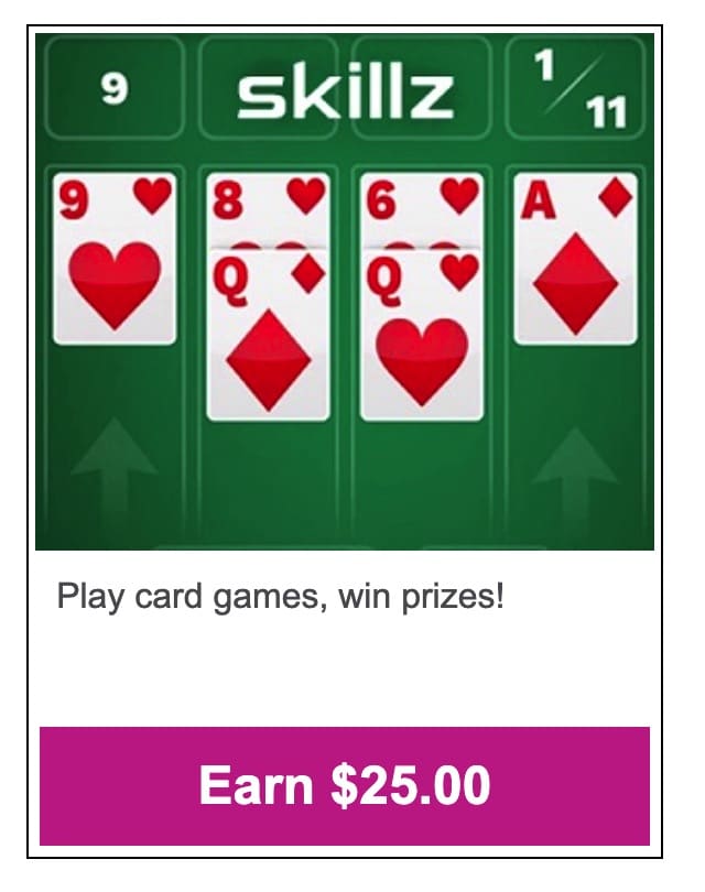 Swagbucks 玩 Solitaire Cube 倒赚，四个平台都可做【2023 版更新】