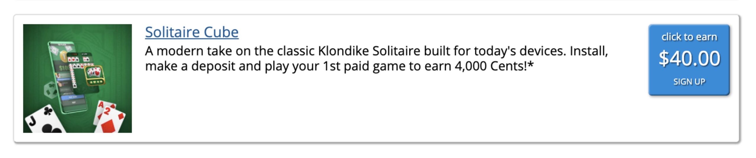Swagbucks 玩 Solitaire Cube 倒赚，四个平台都可做【2023 版更新】