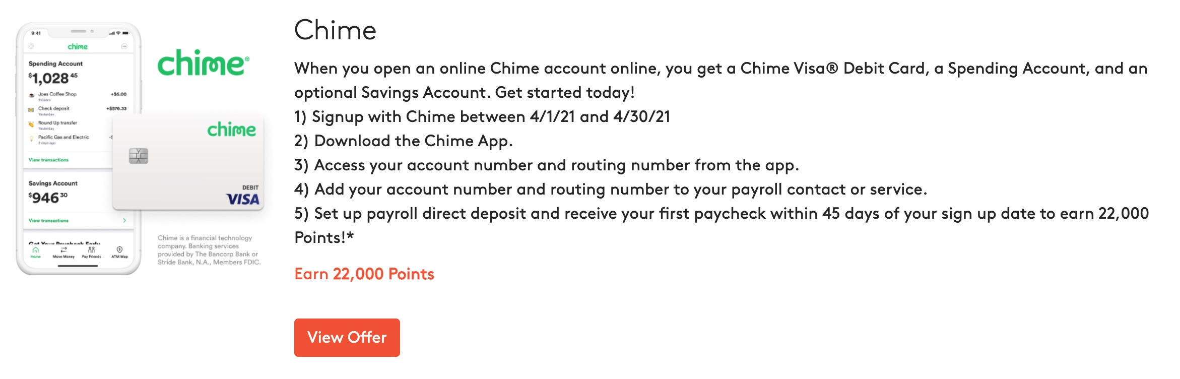 Chime 开户奖励，可倒赚 9【06/02 更新最新活动信息： Swagbucks/InboxDollars/MyPoints】