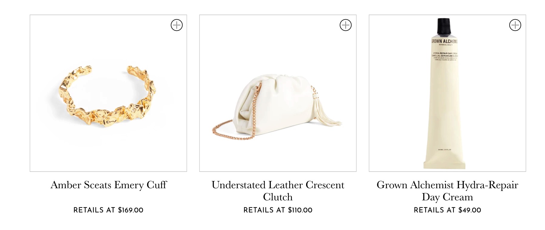 Curateur 免费 Welcome Box，包含一个皮质手包、一个手镯、一个面霜【价值 ，手慢无】