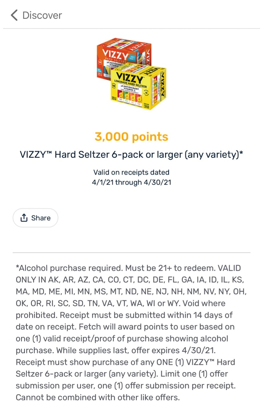 免费一箱 Vizzy 低酒精气泡饮料，还可以倒赚 