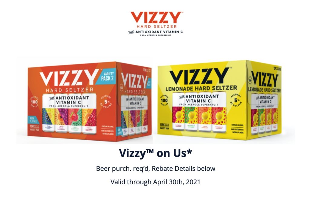 免费一箱 Vizzy 低酒精气泡饮料，还可以倒赚 $3