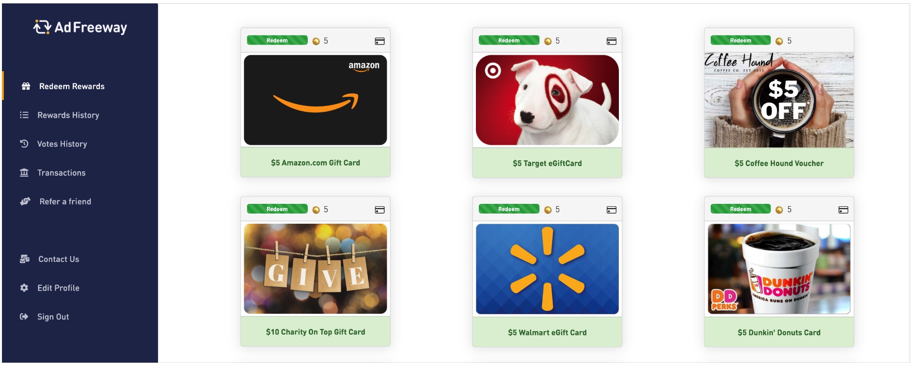 AdFreeway：给广告投票轻松赚美金，每次投票均有奖励【注册奖励 ，03/09 更新：Social 投票功能全面开放！】