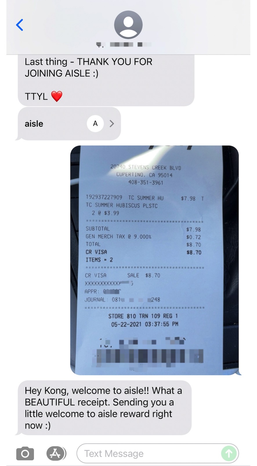 Aisle app 购物小票拍照返现，立即到账 Venmo！还有注册奖励 