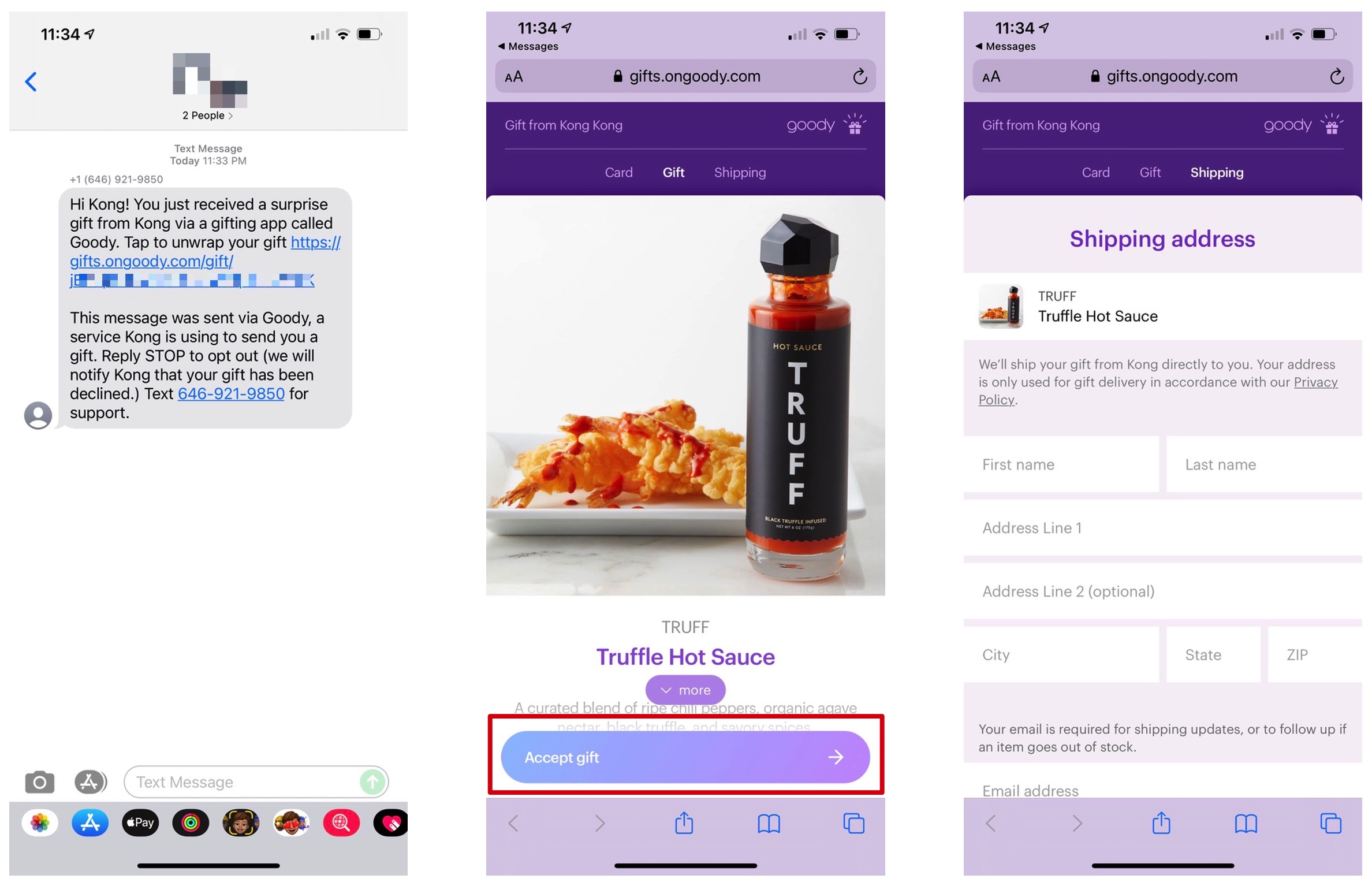 Goody 介绍：送小礼品的 App，新用户  注册奖励，添加生日再送 【02/07 更新：14 号之前所有礼物全部免邮费！】