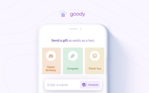 Goody 介绍：送小礼品的 App，新用户 $15 注册奖励，添加生日再送 $10【02/07 更新：14 号之前所有礼物全部免邮费！】