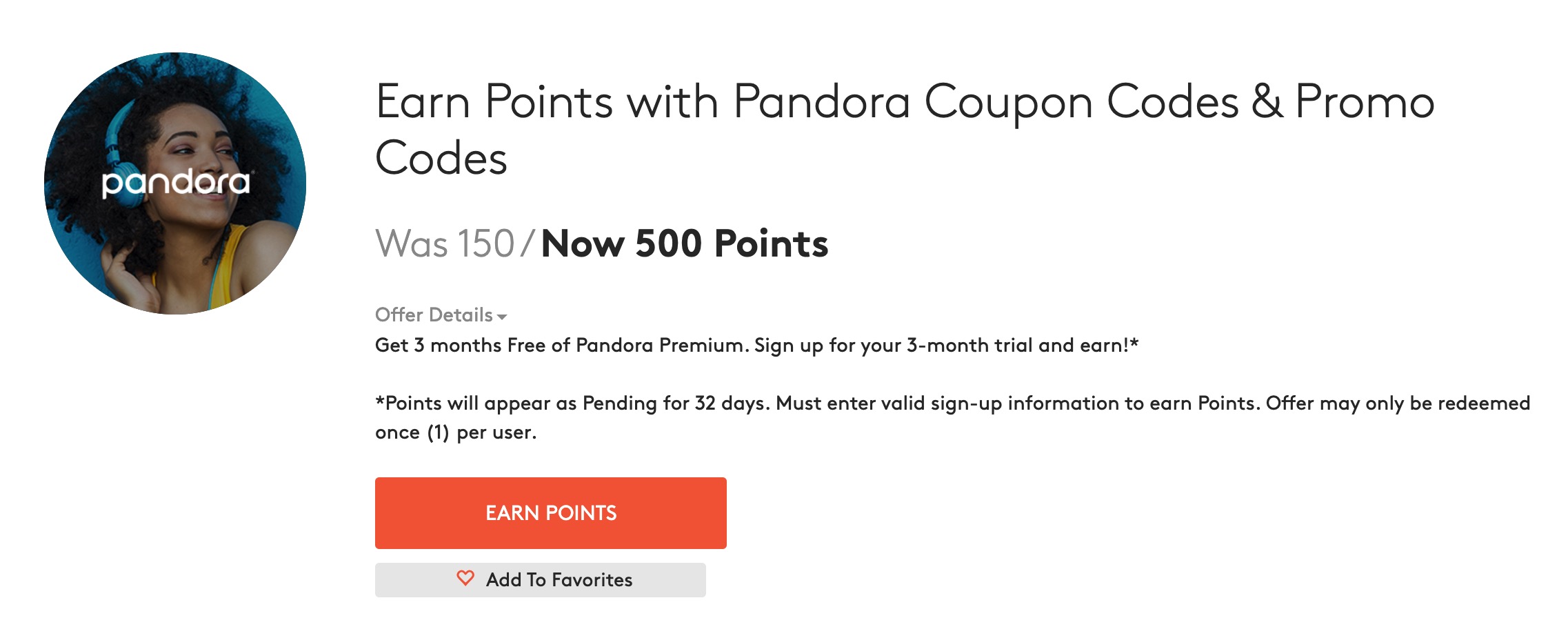 Swagbucks 倒赚：免费 3 个月 Pandora 订阅 + 倒赚 