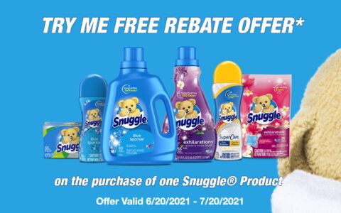 快来领取 Walmart 免费物品：大瓶 Snuggle 柔顺剂 + 一箱 Limitless 气泡水 + 四个免费食品