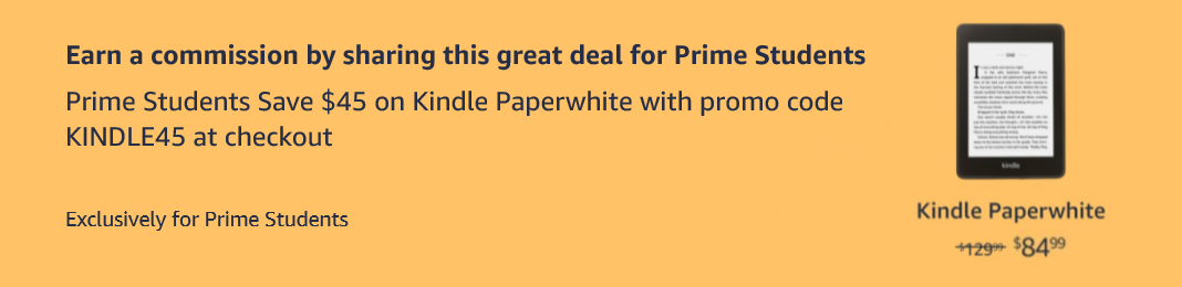 Amazon 学生福利：Prime 会员买 Kindle Paperwhite 立减 