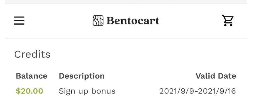 湾区外卖 Bentocart 介绍，足不出户吃 SF 美食【新用户注册奖励 ，不收消费税，09/13 更新收货体验】