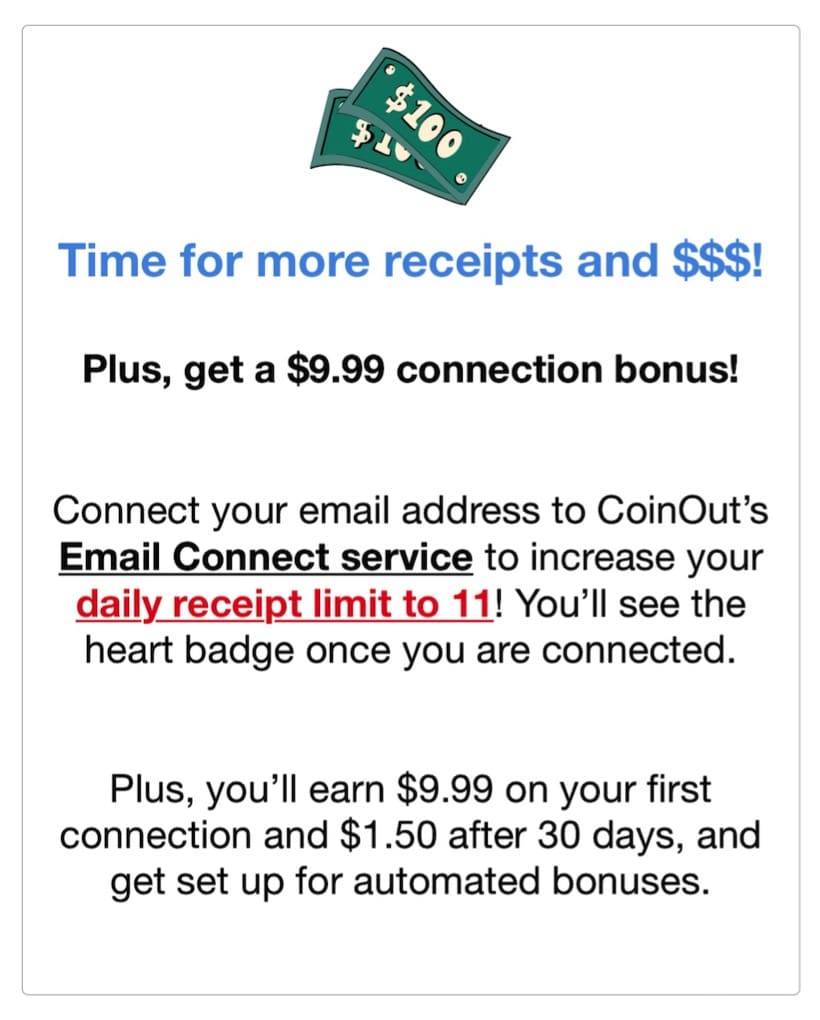 CoinOut：任意购物小票拍照得现金的 App 介绍【07/18 更新：支持直接连接 Walmart、Amazon、Target】