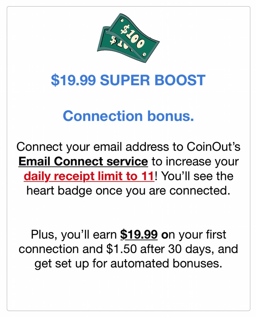 CoinOut：任意购物小票拍照得现金的 App 介绍【07/18 更新：支持直接连接 Walmart、Amazon、Target】
