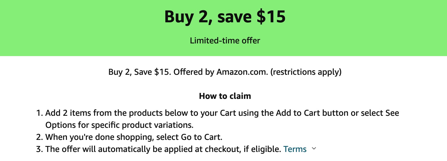 囤货：Amazon 上 Pampers/Huggies 尿不湿超低价：买 2 减 【07/21 更新：又有了】