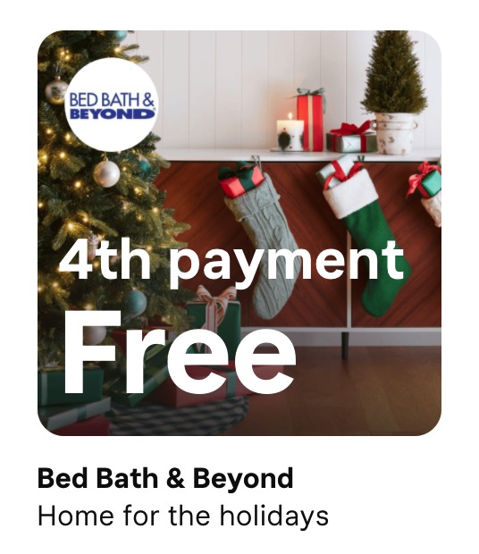 最后一天：Bed Bath & Beyond 五折买东西！【用 Klarna 支付可获得 25% off，叠加会员 20% off + TopCashback 8% 返现】