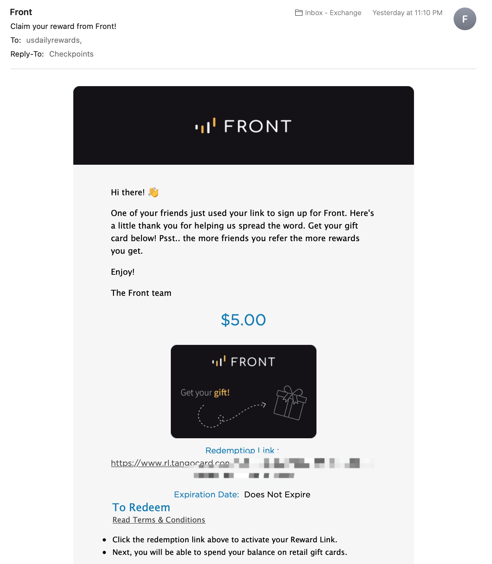 投资助手 Front App 超简单小羊毛,简单注册即送 ,无身份验证或 SSN【03/06 更新:融资 M】